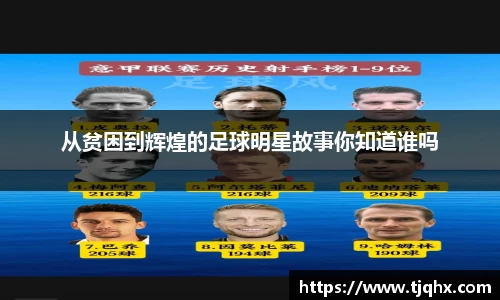 从贫困到辉煌的足球明星故事你知道谁吗